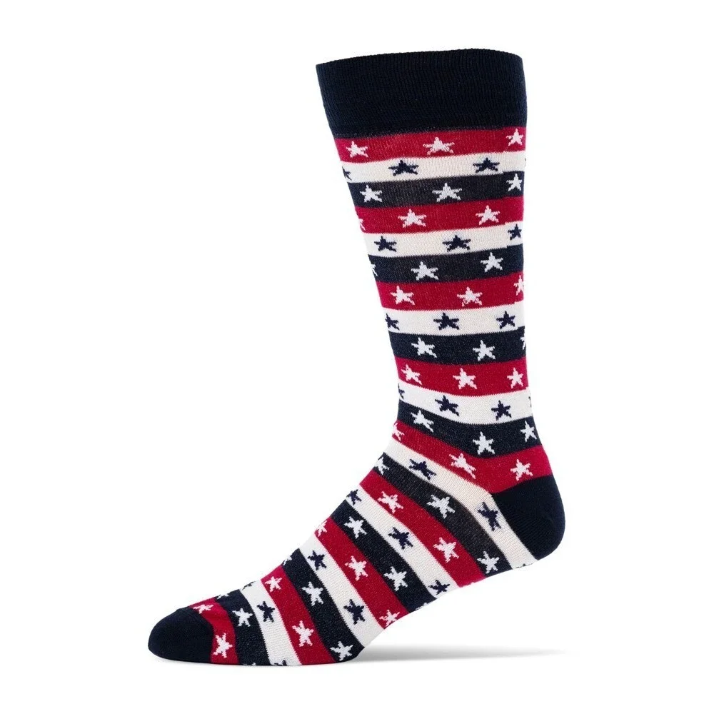 The Men's Store at Bloomingdale's 2 Pairs Stars & Stripes Socks 10-13 Navy Multi